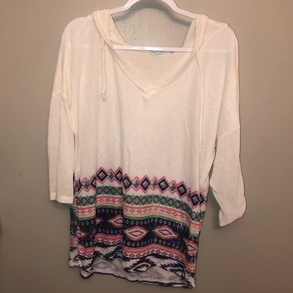V neck sweater